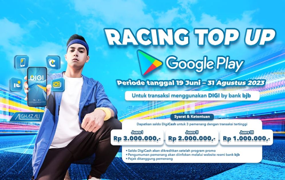 Lebih Praktis dan Berhadiah Jutaan Rupiah, Ayo Top Up Google Play melalui DIGI by bank bjb