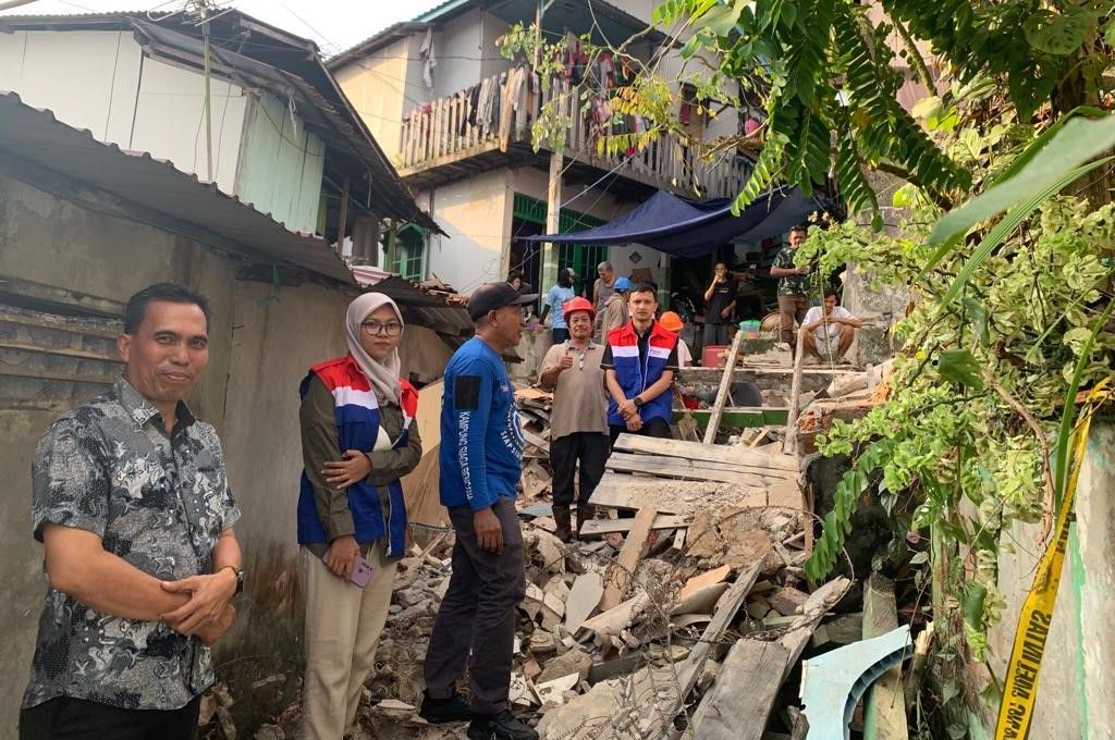 Kilang Pertamina Unit Balikpapan Bantu Warga Terdampak Pergeseran Tanah Karang Anyar