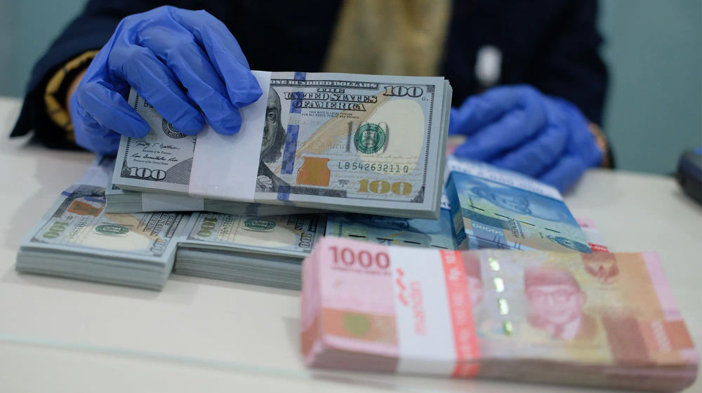 Ilustrasi kurs Rupiah terhadap Dolar AS