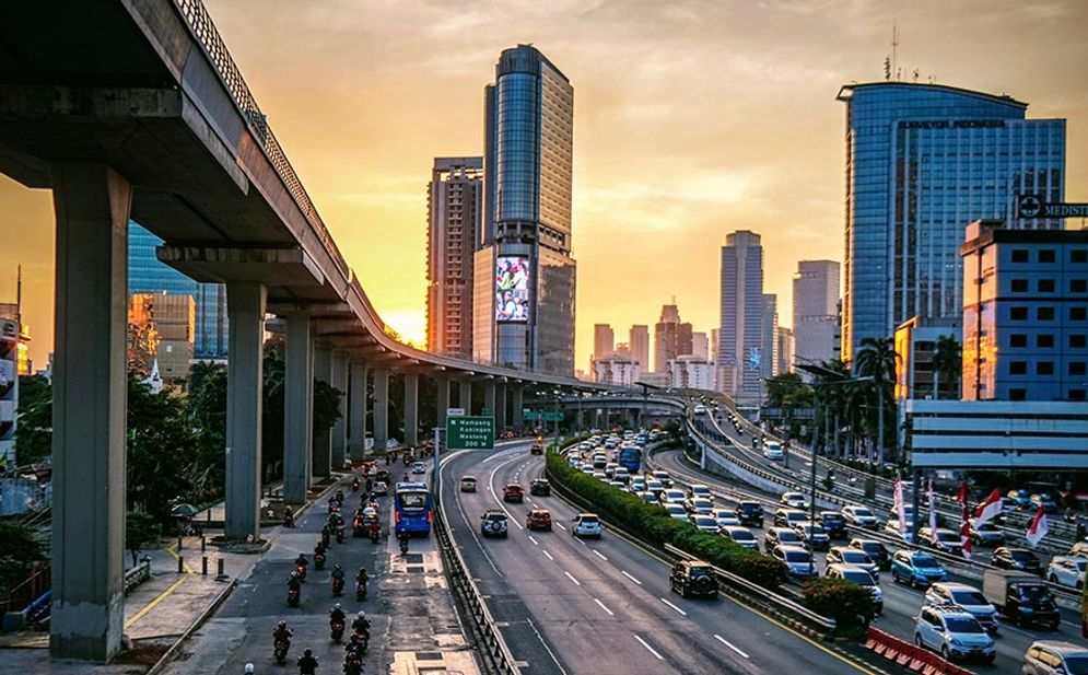 kondisi arus lalu lintas di Jakarta.jpg