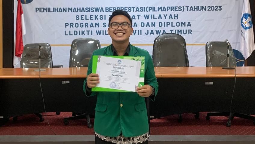 Naufal Ilham Saputra siap mengikuti seleksi Pilmapres 2023 di Universitas Hasanuddin, Makassar.