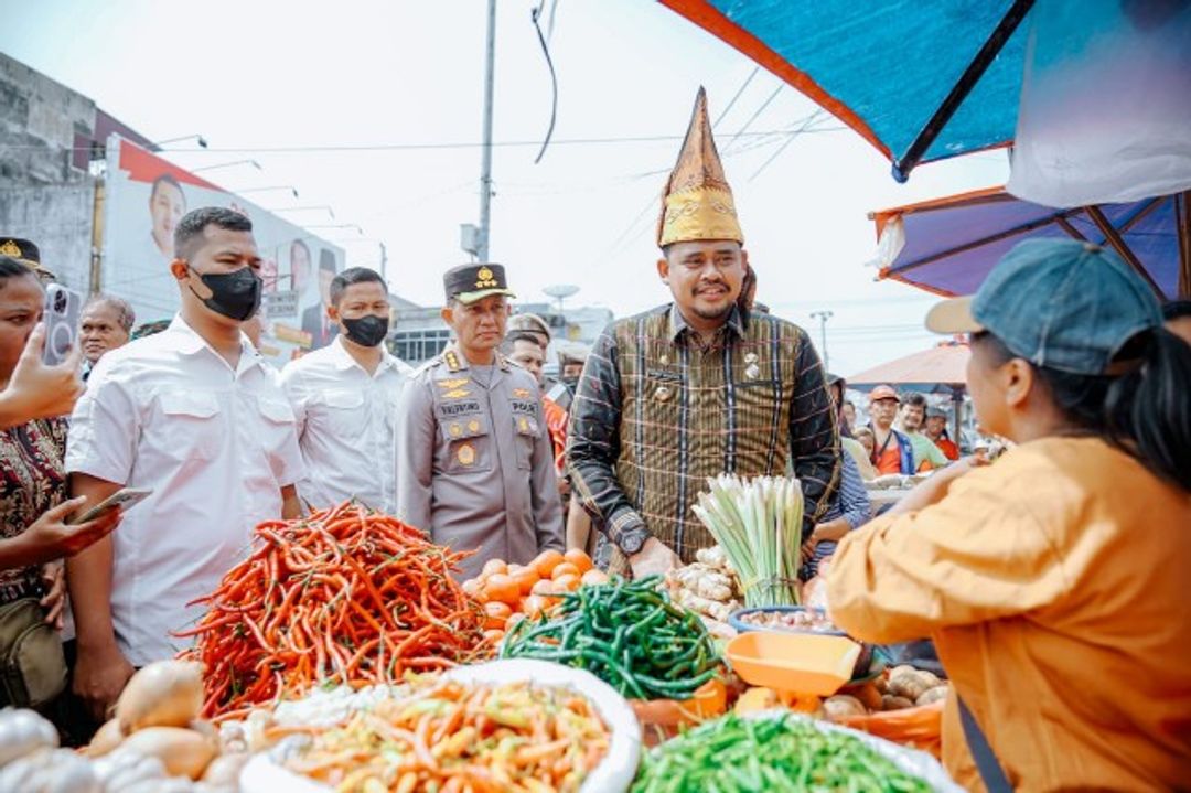 Bobby Nasution dalam Kunjungan Zonasi PKL