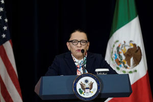 Menteri Keamanan Meksiko Rosa Isela Rodriguez 