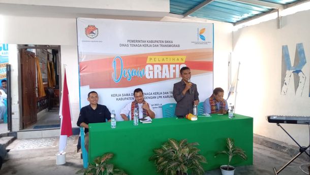 Wakil Ketua DPRD Yoseph Karmianto Eri Gunakan Dana Pokir Adakan Pelatihan Desain Grafis
