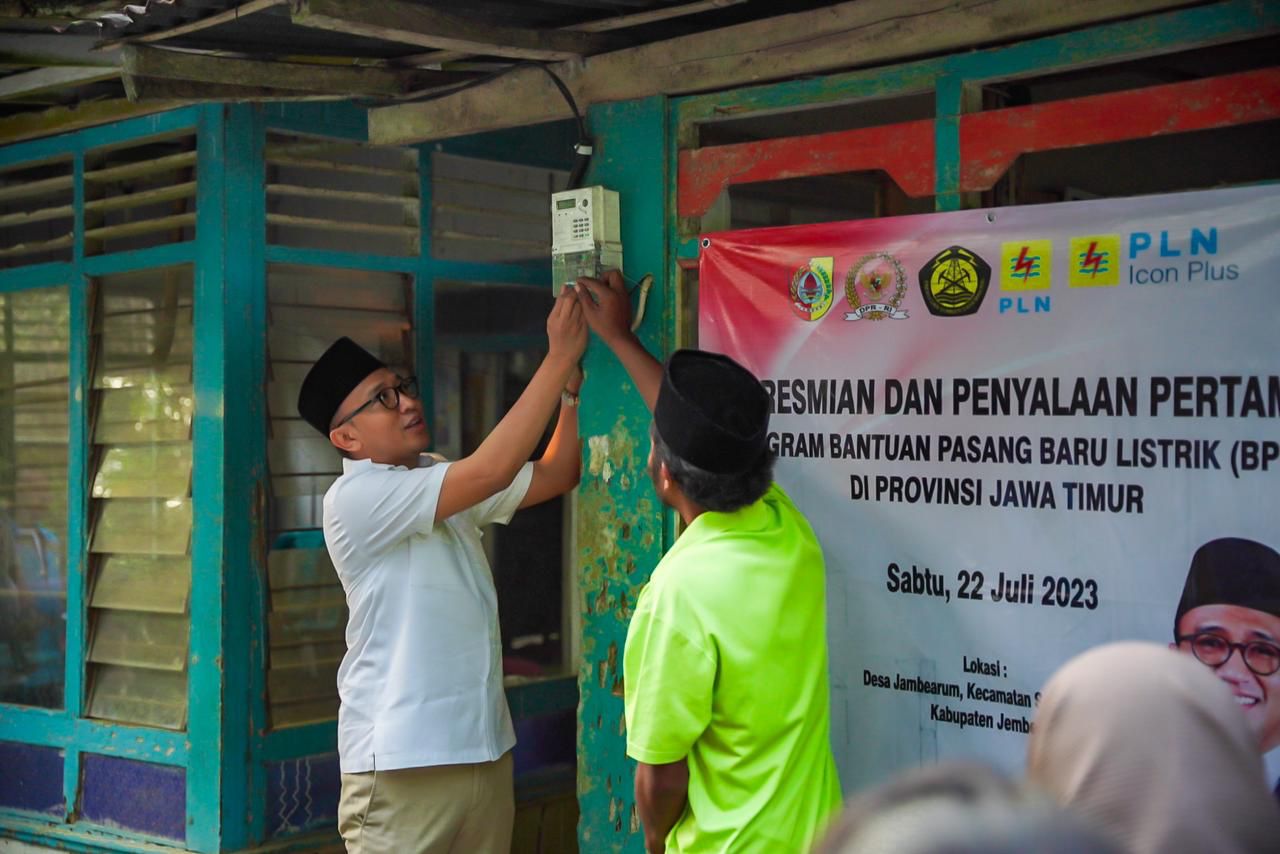 Program Bantuan Pasang Baru Listrik (BPBL) di Jember