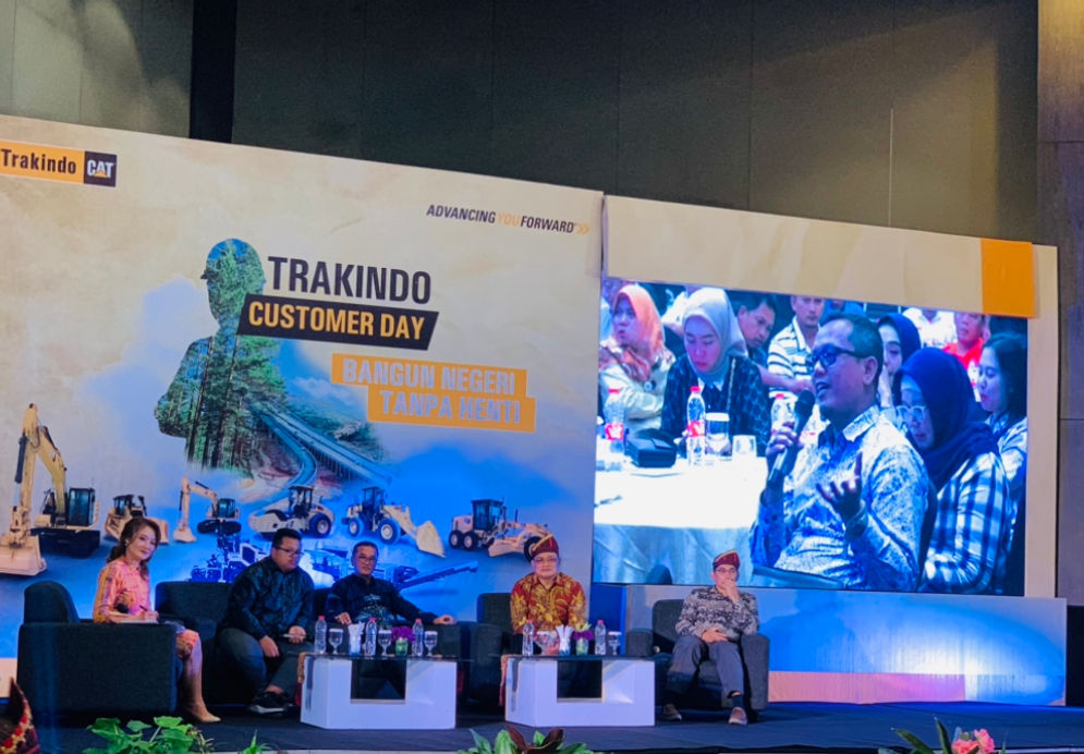 Trakindo Customer Day 2023 menggelar Construction Dialog bertempat di Ballroom Novotel Lampung pada Kamis, 27 Juli 2023