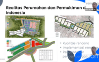 Presentasi  Dr. Ir. Agustinus Adib Abadi, M.Sc., dosen dari Kelompok Keahlian Perumahan dan Permukiman SAPPK ITB.