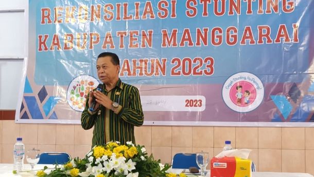 Wabup Manggarai Heri Ngabut Buka Rakor Percepatan Penurunan Stunting