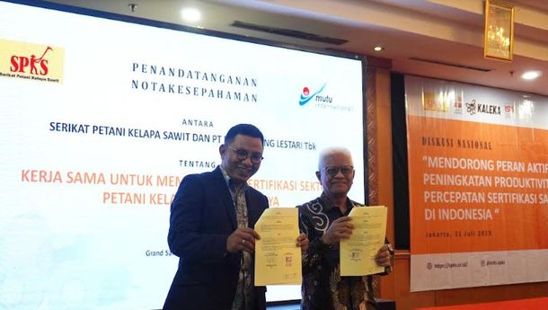 SPKS dan MUTU Internasional Teken MOU Fasilitasi Sertifikasi Sawit Berkelanjutan