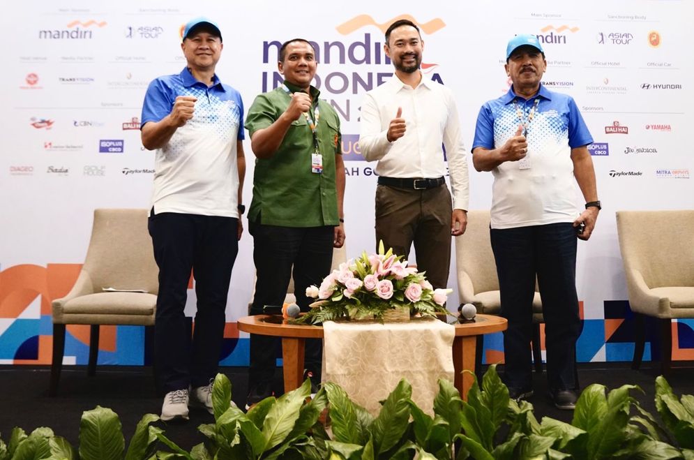 Konferensi Pers Mandiri Indonesia Open 2023 di Jakarta