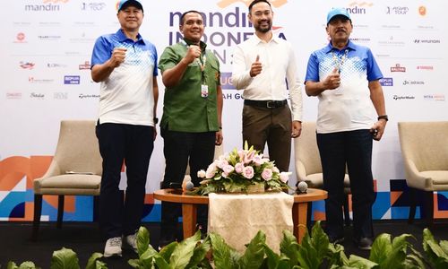 Konferensi Pers Mandiri Indonesia Open 2023 di Jakarta