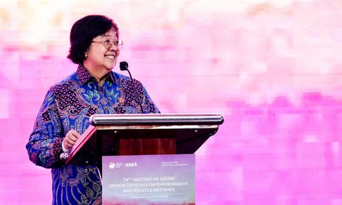 Menteri Lingkungan Hidup dan Kehutanan (LHK) Siti Nurbaya
