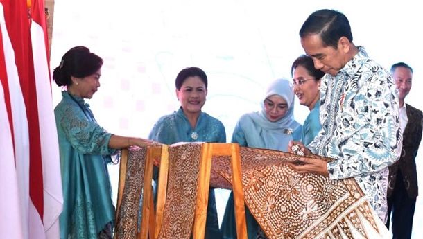 Buka Gelar Batik Nusantara, Presiden Apresiasi Para Pelaku Batik di Tanah Air