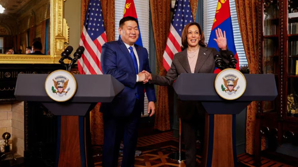 Wakil Presiden AS Kamala Harris dan Perdana Menteri Mongolia Oyun-Erdene Luvsannamsrai