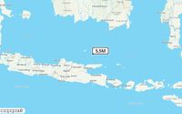 Pusat gempa berada di laut 83 km Timur Laut Bangkalan