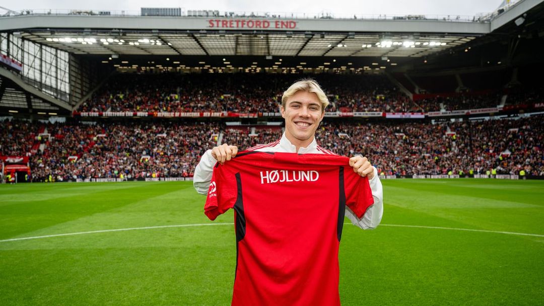 Rasmus Hojlund pemain baru Manchester United