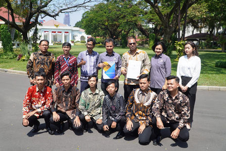Enam Mahasiswa ISI Yogyakarta Magang di Istana Presiden
