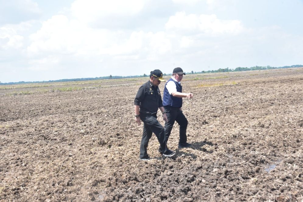  Tambah Luas Tanam Sawah, Mentan RI Yakin Semakin Kuatkan Sumsel Sebagai Lumbung Pangan Negara