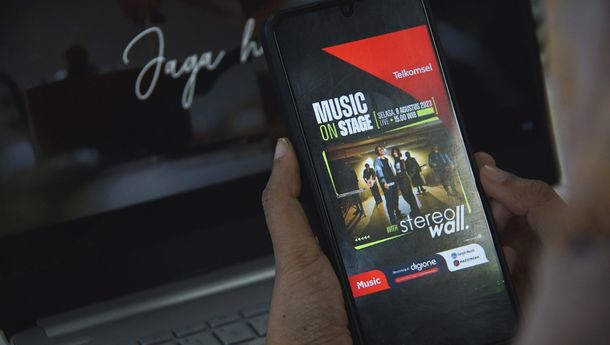 Telkomsel Hadirkan Music on Stage Bersama Stereo Wall di Maxstream Channel DigioneMaxstream