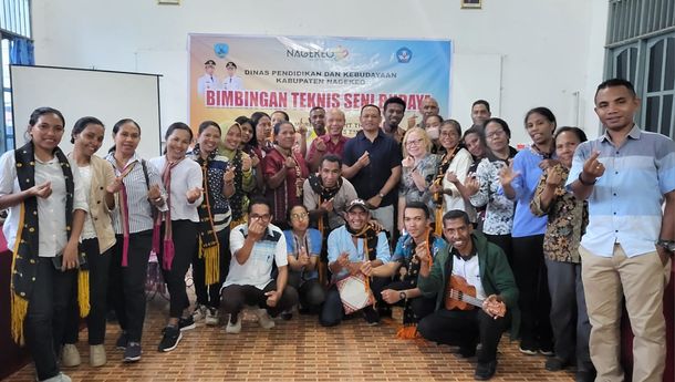 Gali Potensi Seni Budaya Lokal Dinas P dan K Nagekeo Gelar Bimtek di Aula Hotel Sinar Kasih, Mbay