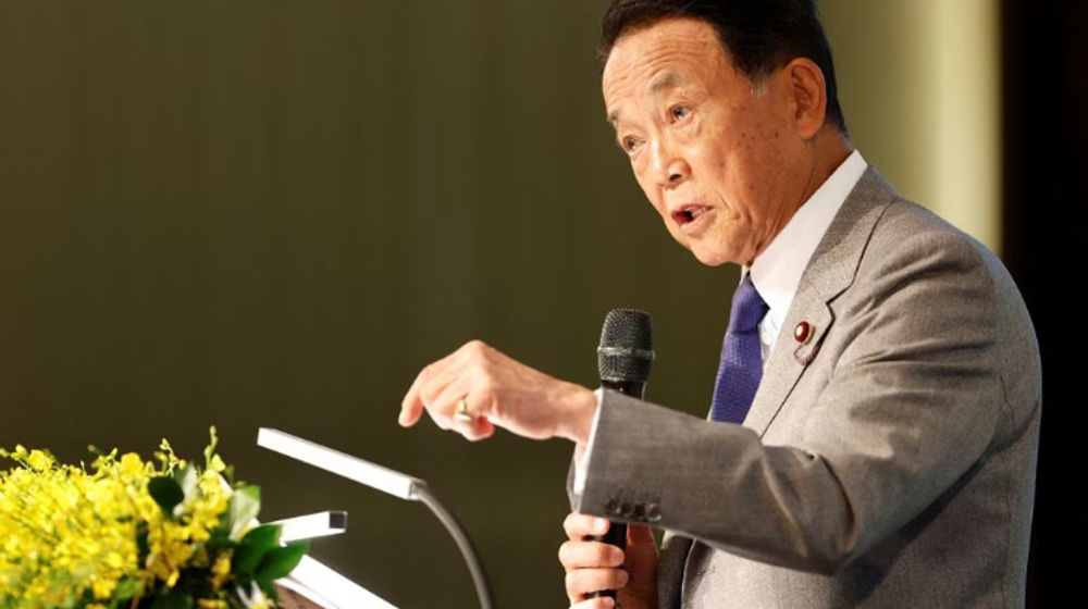 Mantan Perdana Menteri Jepang dan Wakil Presiden Partai Demokrat Liberal, Taro Aso