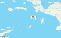 Pusat gempa berada di laut 129 km Barat Langgur, Maluku Tenggara