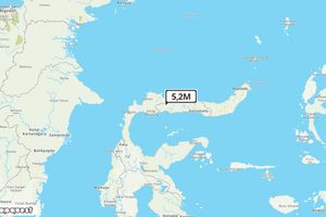 Pusat gempa berada di darat 38 km Tenggara Buol