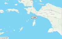 Pusat gempa berada di laut 74 km Barat Laut Dobo