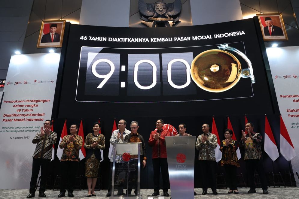 SRO bersama OJK memperingati 46 Tahun Diaktifkannya Kembali Pasar Modal Indonesia 