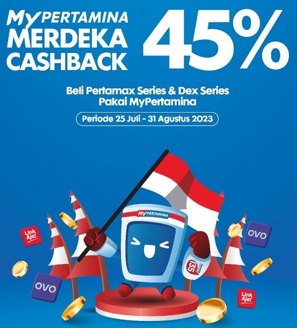 Pertamina Beri Cash Back 45% Bila Beli BBM Pakai Aplikasi MyPertamina ...