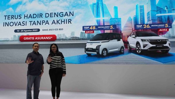 Wuling Finance Berikan Promo Istimewa Untuk Pembelian Alvez & Air ev selama GIIAS 2023