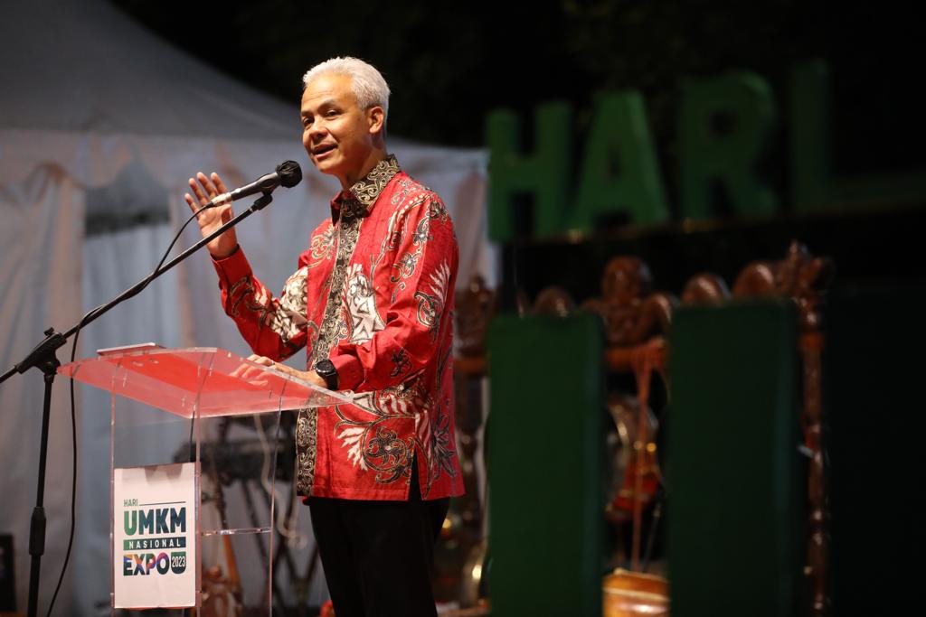 Gubernur Jateng Ganjar Pranowo bicara soal UMKM