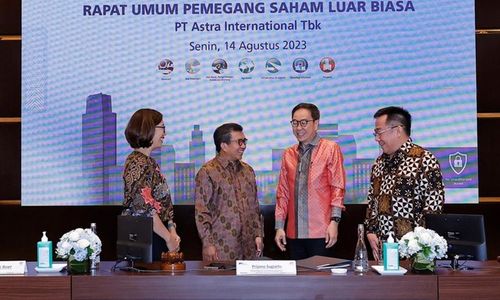 PT Astra International Tbk (ASII) atau Astra resmi mengangkat Muliaman Darmansyah Hadad sebagai Komisaris Independen ASII, dalam Rapat Umum Pemegang Saham Luar Biasa (RUPSLB) di Jakarta, Senin, 14 Agustus 2023.