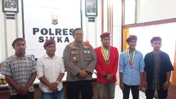 Bertemu Kapolres Sikka, PMKRI Cabang Sikka Ajukan Lima Usulan 