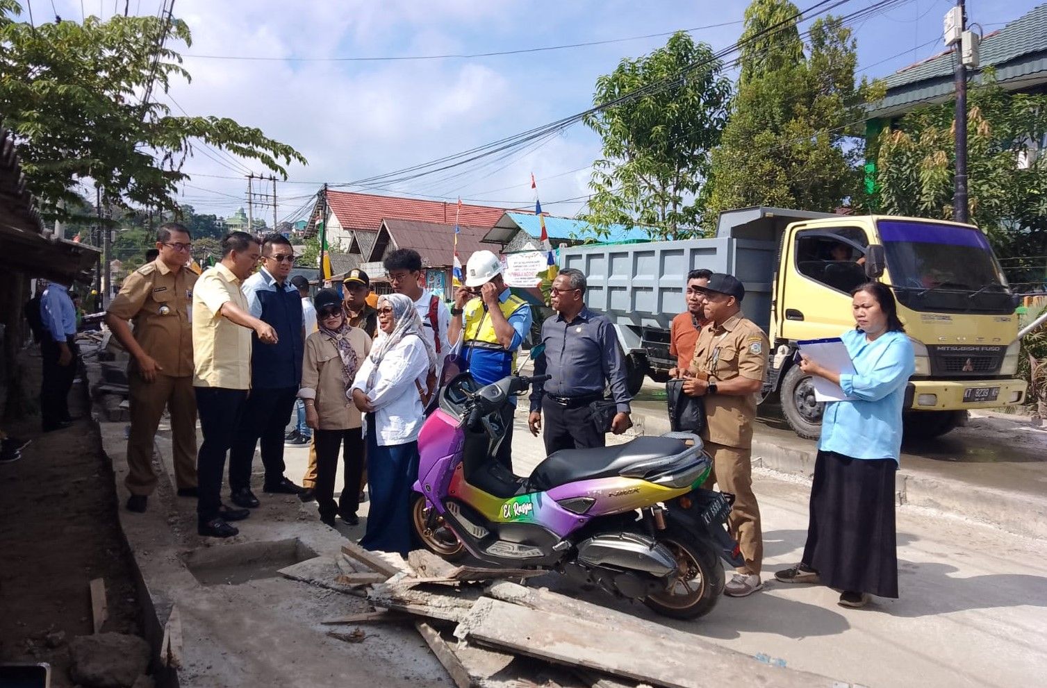 Komisi III DPRD Balikpapan Sidak Drianase di Baru Ulu, Senin (14 Agustus 2023