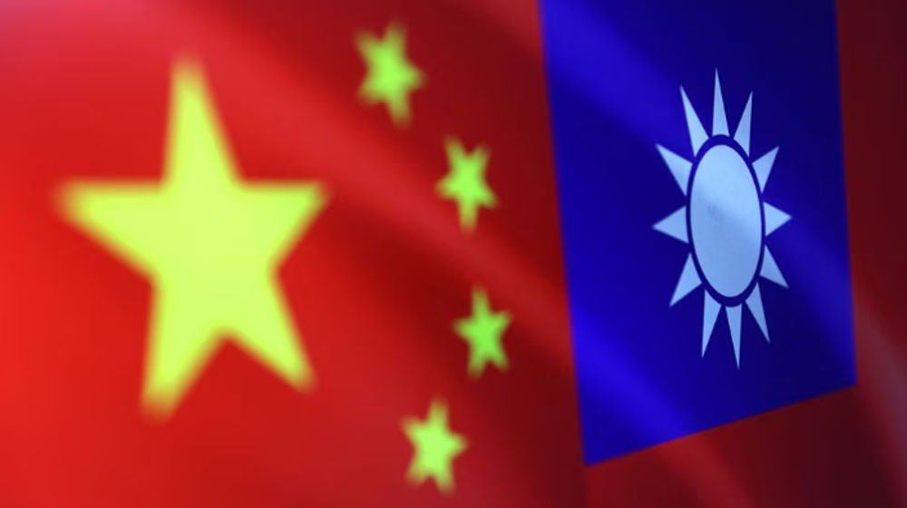 Ilustrasi Bendera China dan Taiwan