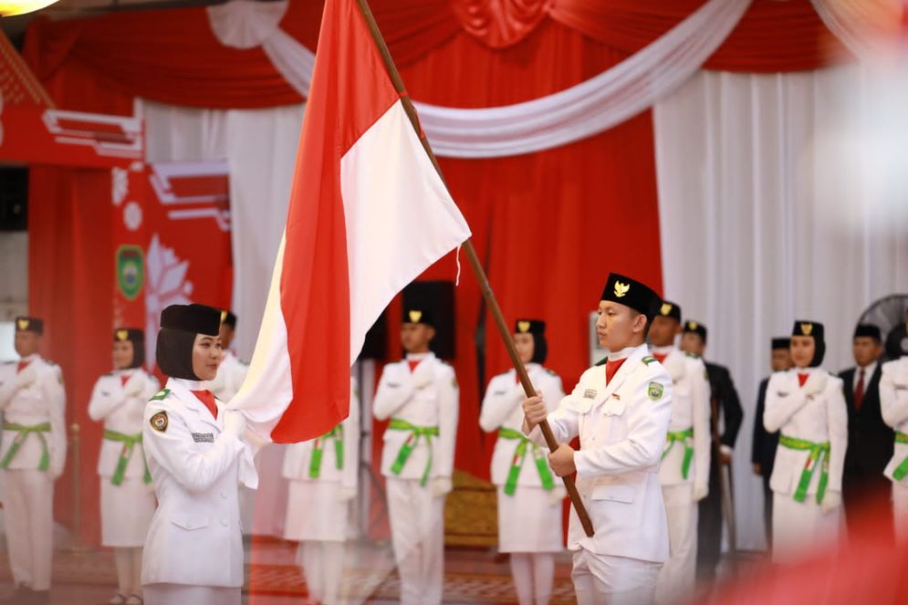 50 Anggota Paskibraka Provinsi Sumsel Dikukuhkan