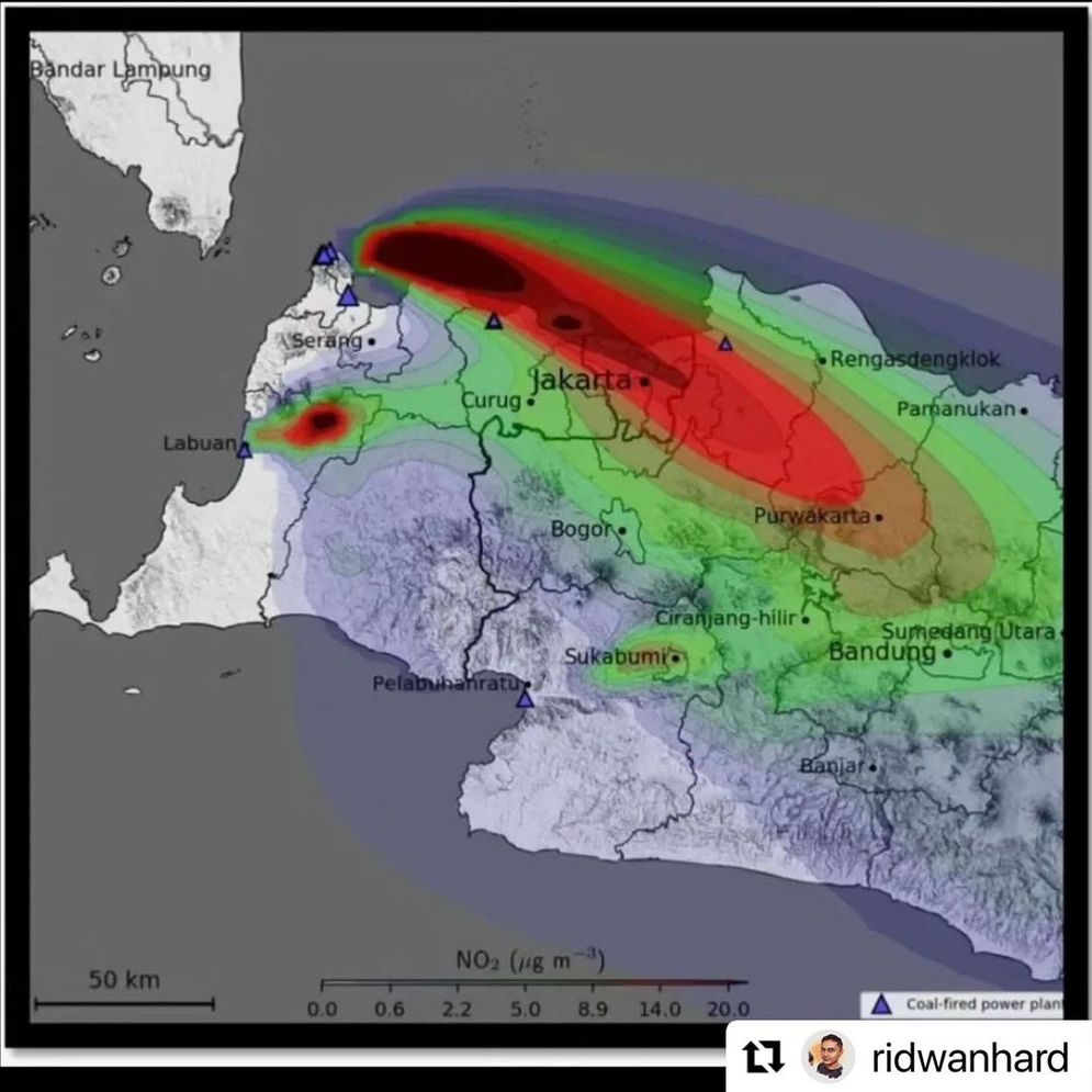 KLHK Pastikan Citra Satelit yang Menggambarkan Sumber Polusi di Jakarta berasal dari PLTU Adalah Hoax