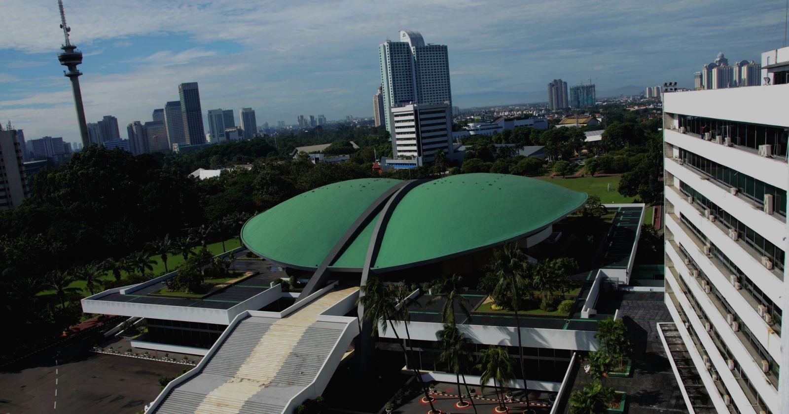 Gedung DPR/MPR di Jakarta.
