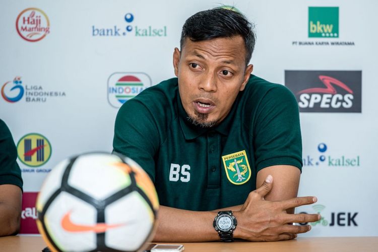 Bejo Sugiantoro, mantan asisten pelatih Persebaya, yang kini menjadi pelatih Serpong FC