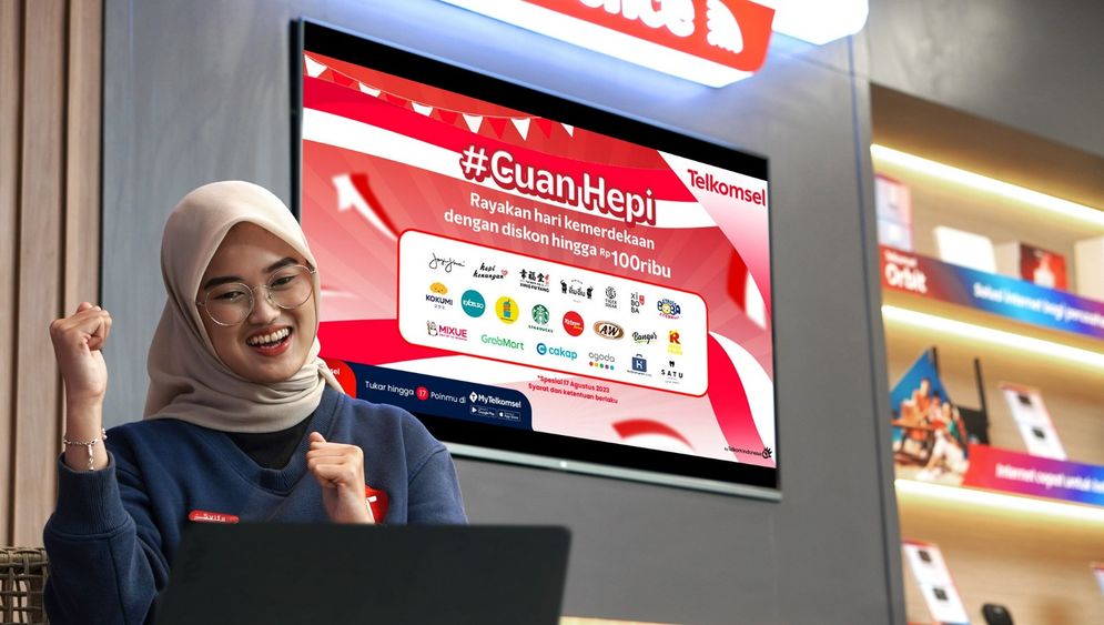 Ilustrasi salah satu promo #CuanHepi Telkomsel dalam rangka memeriahkan HUT ke-78 RI