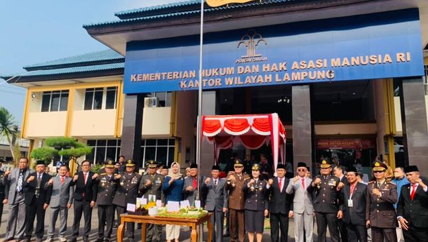 Semarak HUT Kemenkumham ke-78, Simak Sederet Prestasi Kemenkumham Lampung