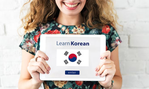 Ilustrasi Belajar Bahasa Korea