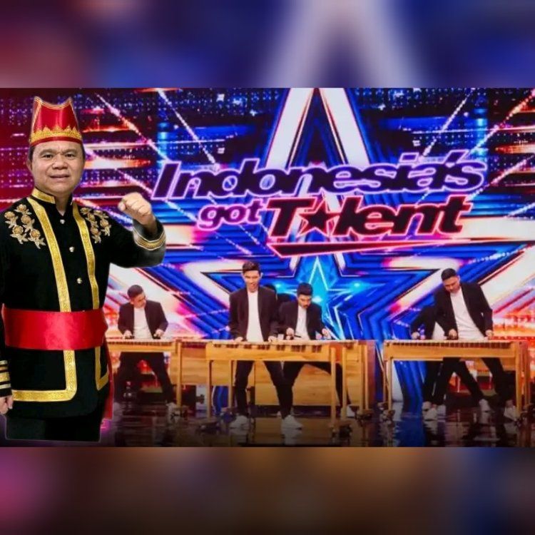 Irjen Pol. (Purn) Ronny Sompie mengapresiasi talenta Major 9 yang sukses dengan penampilan musik kolintang dalam ajang Indonesia's Got Talent 2023. (Foto:Istimewa)