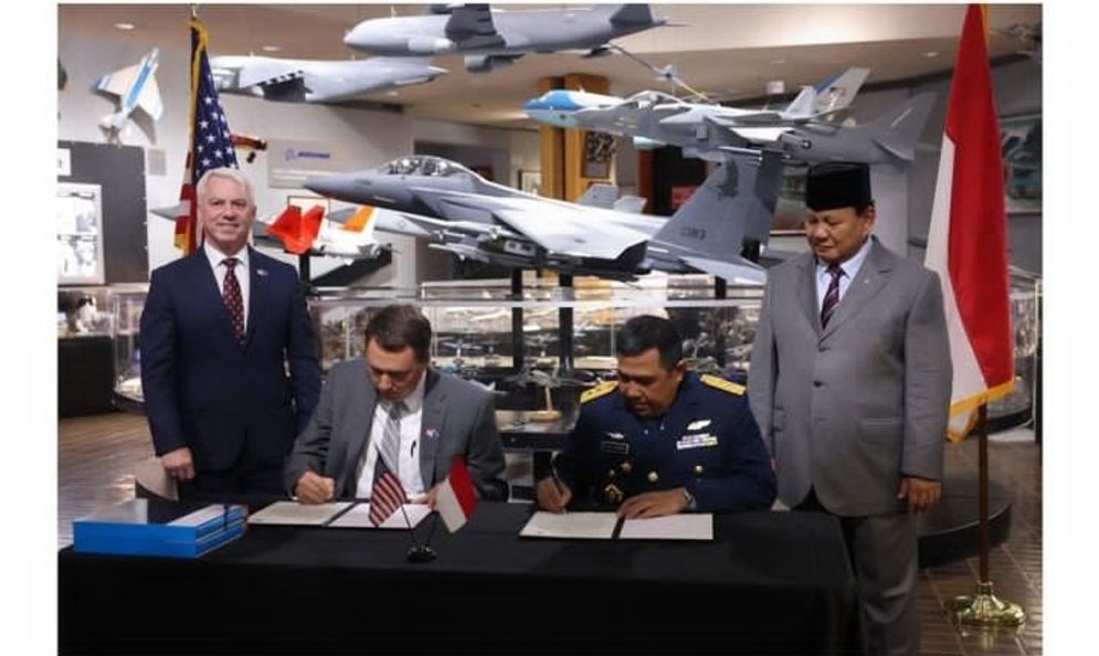 Prabowo Subianto MoU Pembelian 24 Pesawat Tempur F-15EX