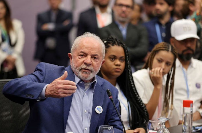 Presiden Brasil, Luiz Inacio Lula da Silva