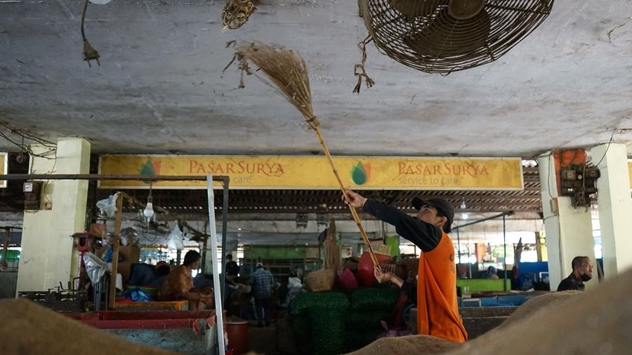 Bantu Pedagang dan Pembeli Makin Nyaman, Pemkot Surabaya Lakukan Penataan Pasar Keputran