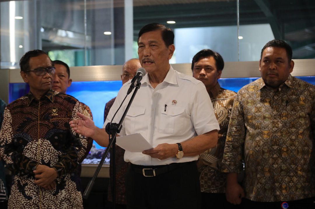 Menko Maritim dan Investasi sekaligus Ketua Tim Pengarah Satgas Peningkatan Tata Kelola Industri Kelapa Sawit dan Optimalisasi Penerimaan Negara Luhut Binsar Pandjaitan