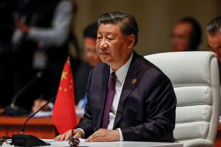 Presiden China Xi Jinping dalam Sidang KTT BRICS
