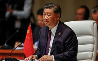 Presiden China Xi Jinping dalam Sidang KTT BRICS